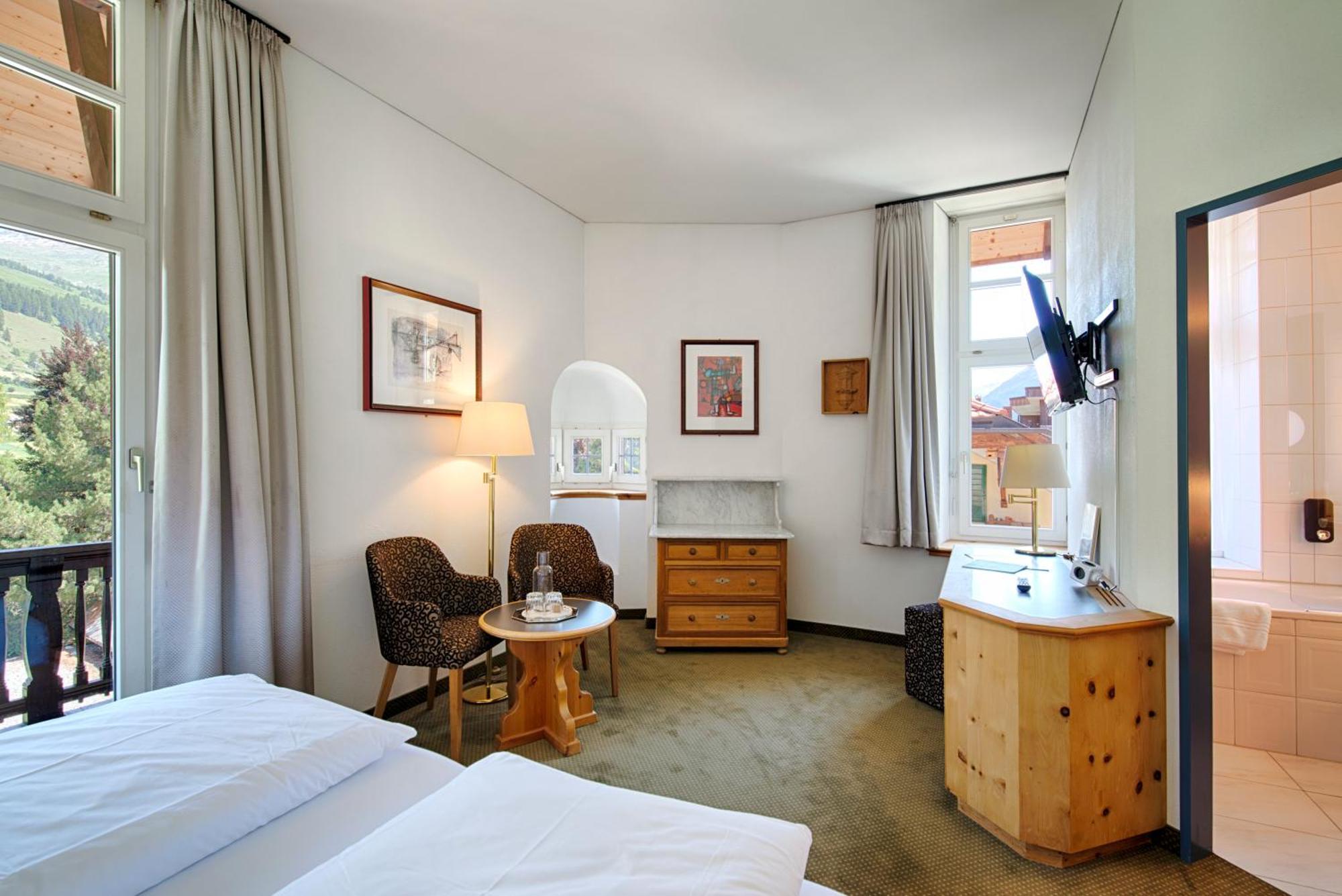 Hotel Villa Post Vulpera Zimmer foto