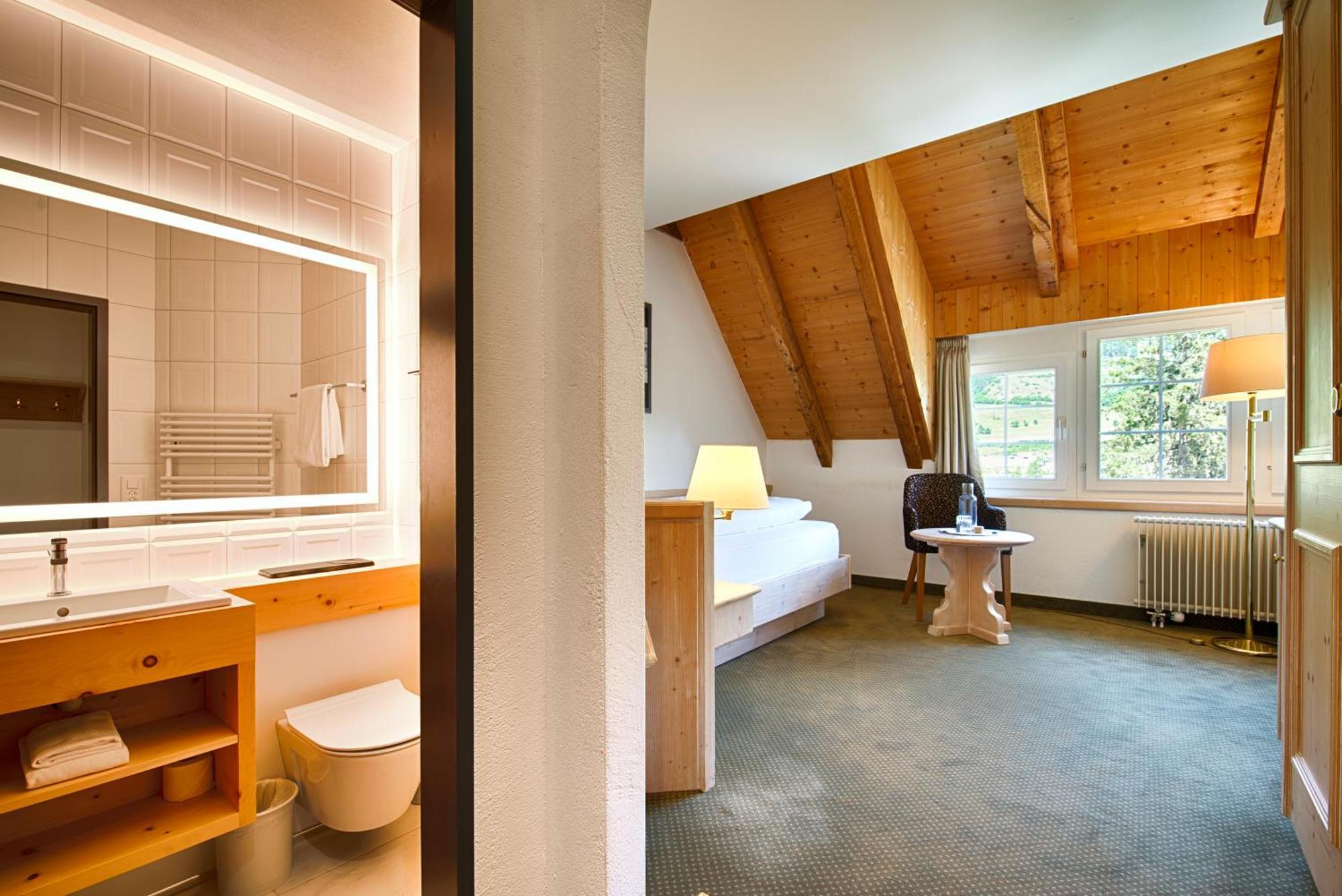 Hotel Villa Post Vulpera Zimmer foto